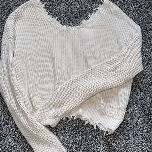 Cropped sweater